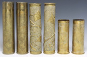 (6) FRENCH WWI-ERA TRENCH ART