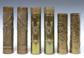 (6) FRENCH WWI-ERA TRENCH ART