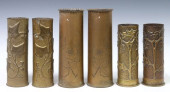(6) FRENCH WWI-ERA TRENCH ART