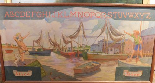 6 FT. VERNON COLEMAN SCHOOL MURAL -
