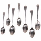 (6) George III Silver Teaspoon