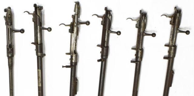 (6) GERMAN GEWEHR 1888 RIFLE