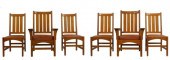 6 GUSTAV STICKLEY DINING CHAIR