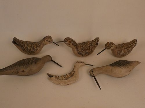 6 HARRY MONK SHORE BIRDSLot of 6