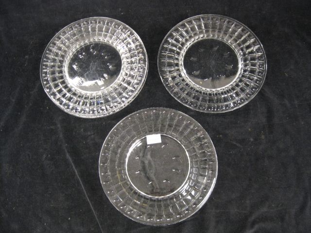 6 Hawkes Cut Crystal Salad Plates