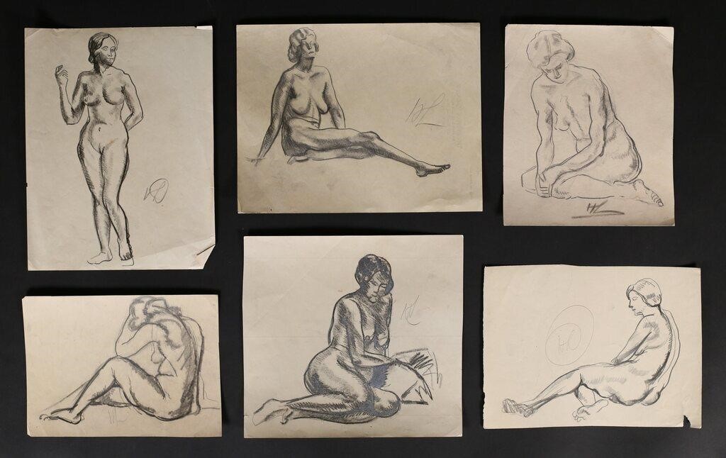 6 HAYLEY LEVER DRAWINGS