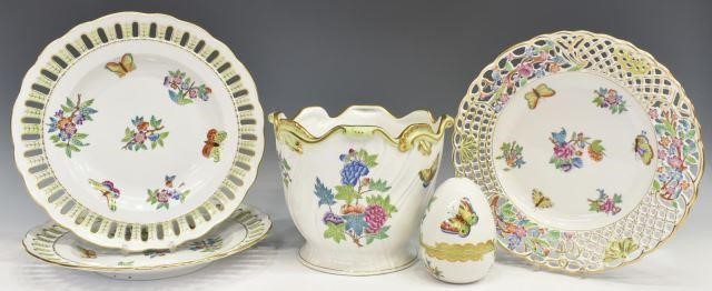 (6) HEREND 'QUEEN VICTORIA'