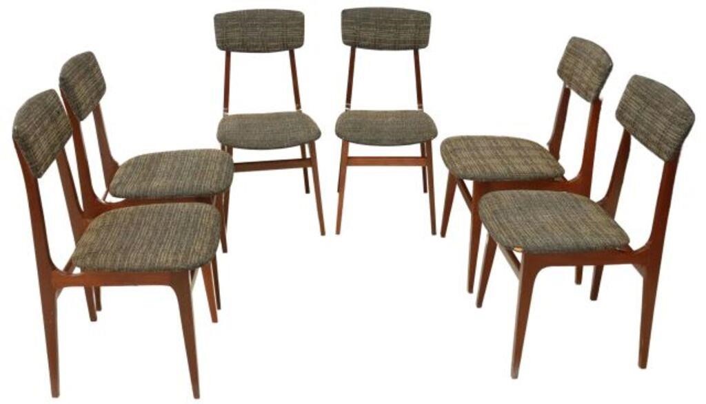 (6) ITALIAN MID-CENTURY MODERN TEAK