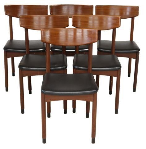 (6) ITALIAN MID-CENTURY MODERN TEAK