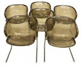 6) ITALIAN MODERN ACRYLIC CHRO
