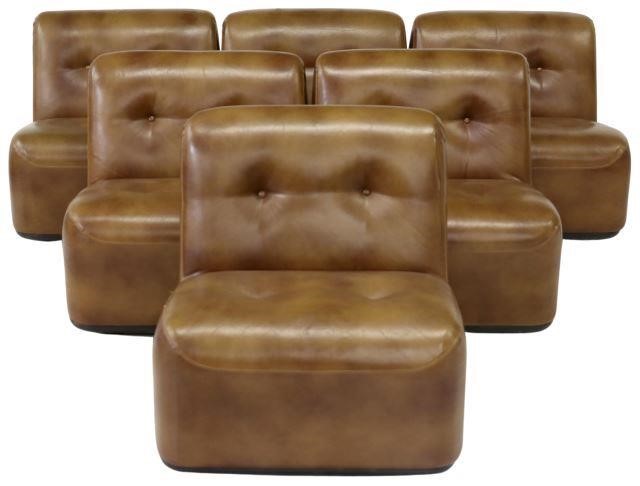 (6) ITALIAN MODERN ARMLESS