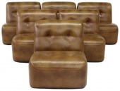 (6) ITALIAN MODERN ARMLESS UPH