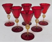 6 ITALIAN VENETIAN RED AVENTUR