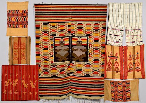 6 ITEMS GUATEMALAN TEXTILES, E.