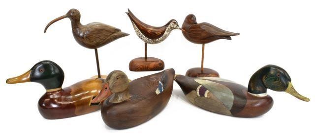 (6) JACK COMPTON DUCK DECOYS &