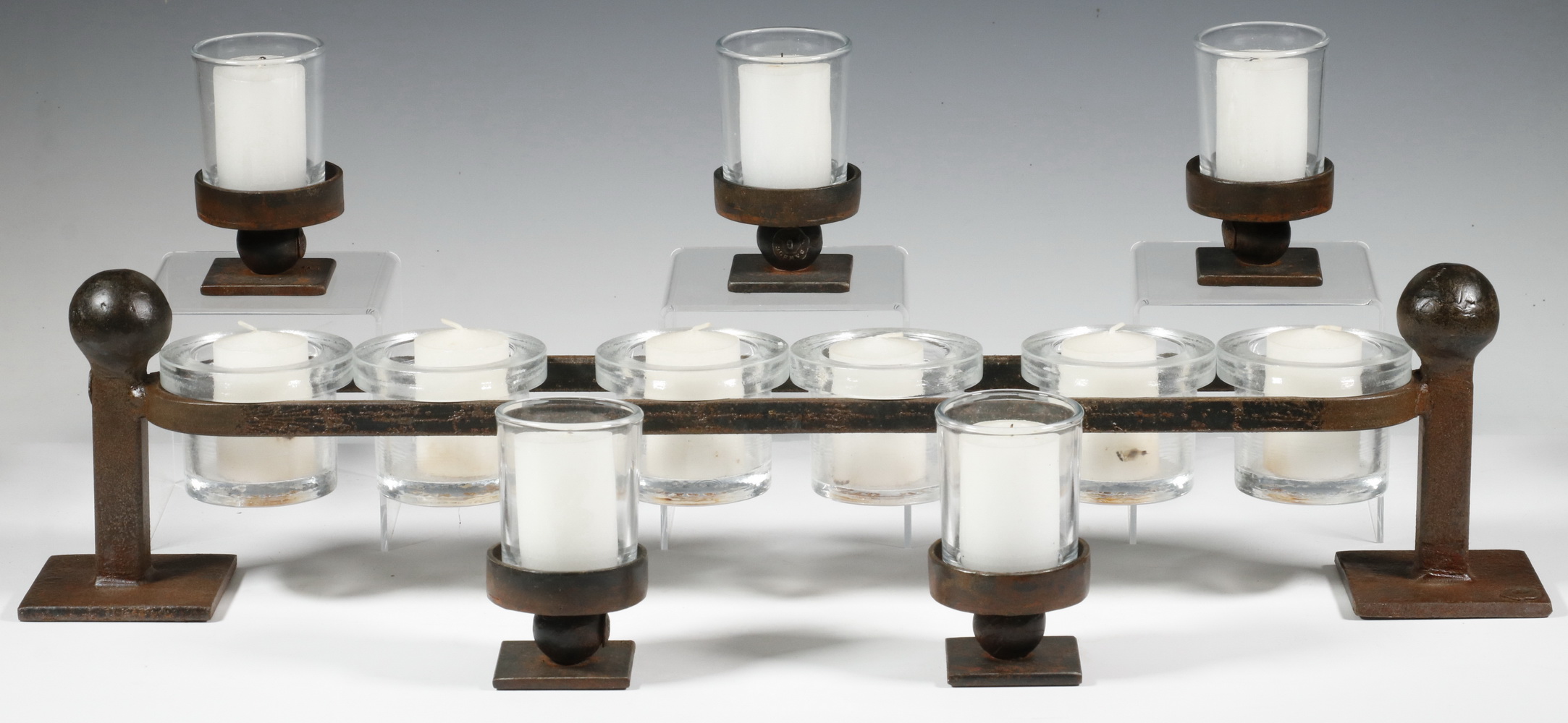 (6) JAN BARBOGLIO IRON VOTIVE