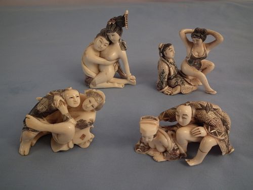 6 JAPANESE EROTIC FIGURESSet of 6