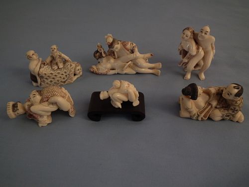 6 JAPANESE EROTIC FIGURESSet of 6