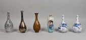 6 JAPANESE VASESLot of 6 Japan