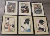(6) JAPANESE WOODBLOCK PRINTS