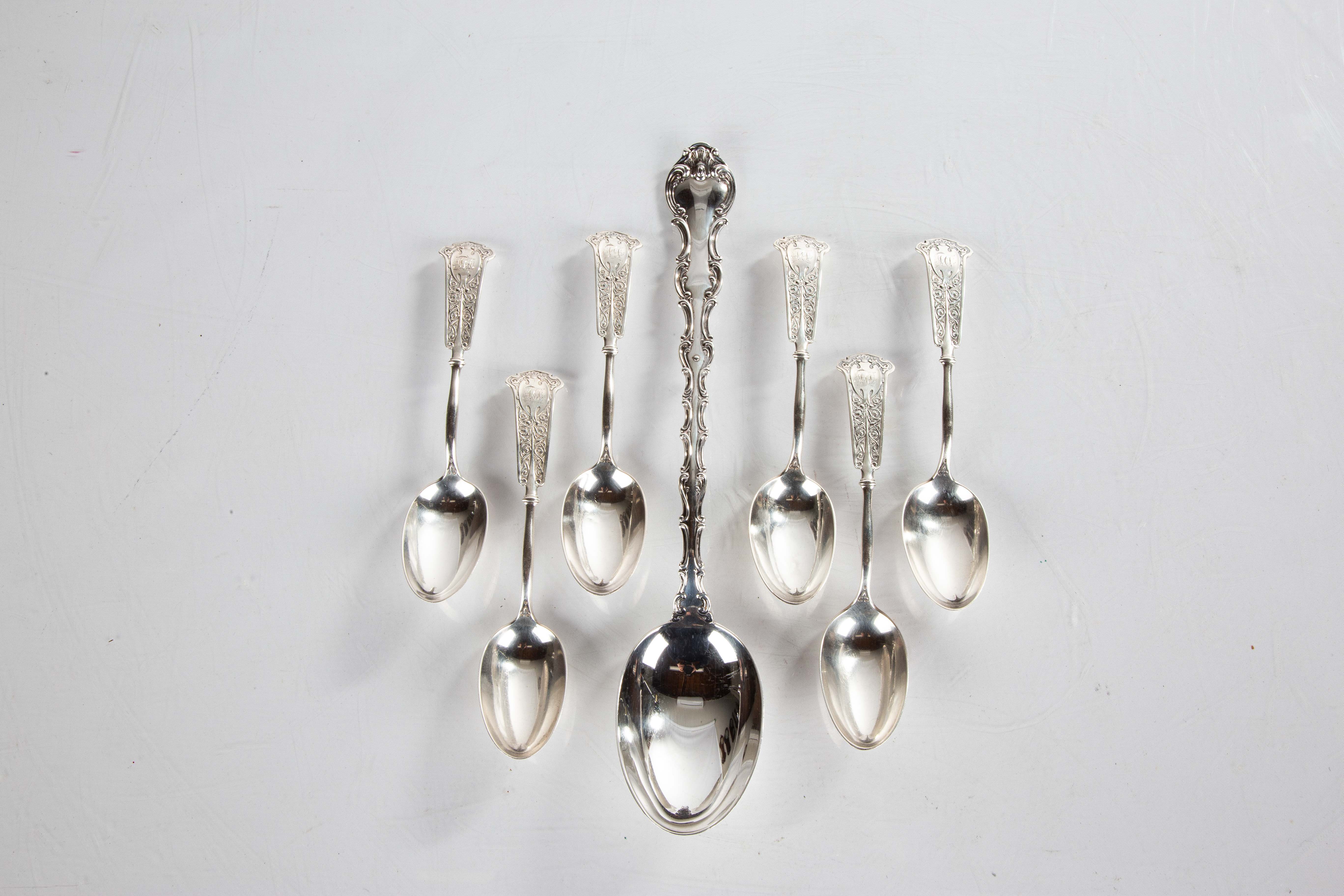(6) JOHN WENDT SILVER SPOONS &