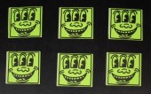 6 KEITH HARING 3 EYED FACE ORI