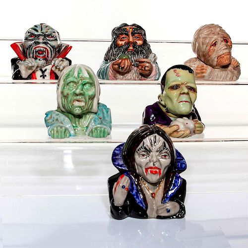 6 KEVIN FRANCIS FACE POTS,