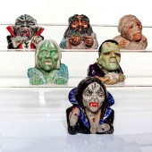 6 KEVIN FRANCIS FACE POTS, MON