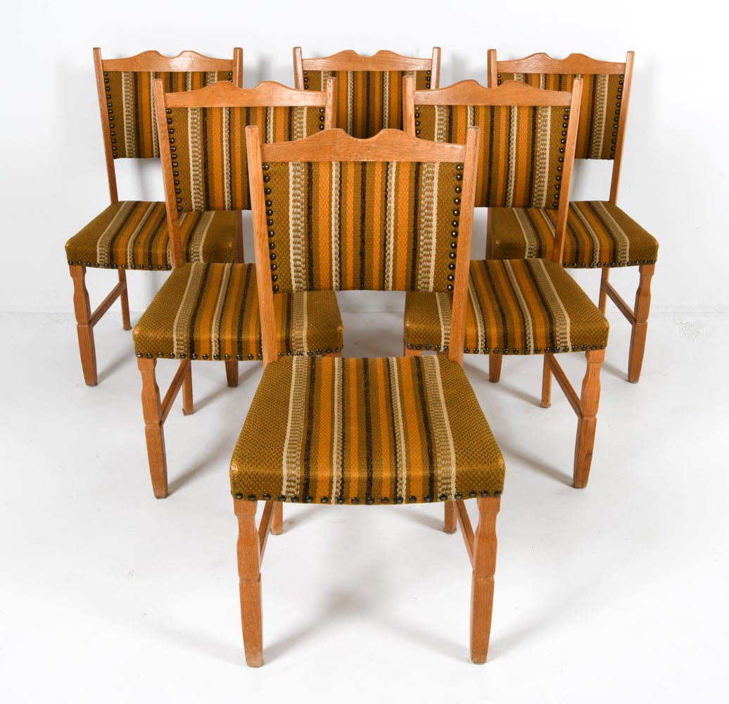 (6) KJAERNULF STYLE DANISH OAK