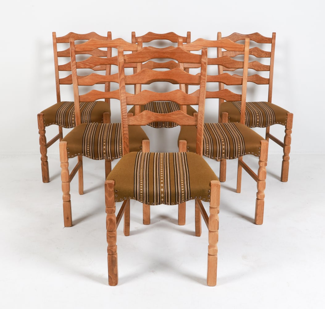 (6) KJAERNULF STYLE DANISH OAK
