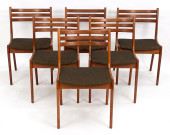 (6) KORUP DANISH TEAK DINING C