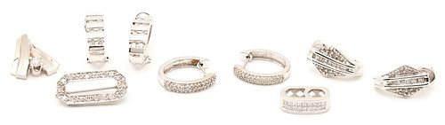 6 LADIES' GOLD JEWELRY ITEMS, INCL.