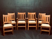 6 LGJ STICKLEY MISSION OAK CHA