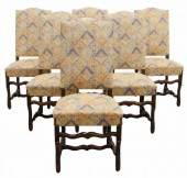 (6) LOUIS XIV STYLE UPHOLSTERE
