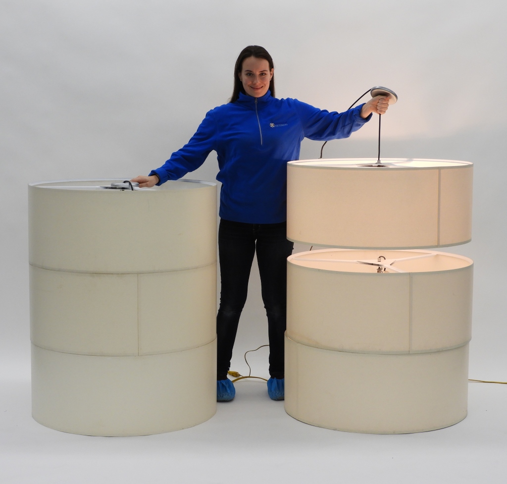 6 LUMINAIRE LUMETTA ACRYLIC DRUM