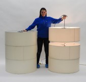 6 LUMINAIRE LUMETTA ACRYLIC DR