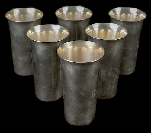 6 MANCHESTER STERLING SILVER HIGH