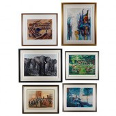 6 MARK KING SERIGRAPHSMark Kin