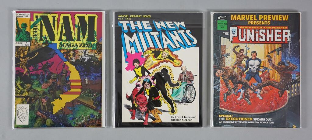 6 MARVEL MAGAZINES PUNISHER 1ST NEW
