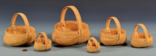 6 MARY PRATER BUTTOCKS BASKETSSix