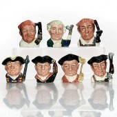 6 MINI ROYAL DOULTON CHARACTER