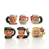 6 MINI ROYAL DOULTON CHARACTER