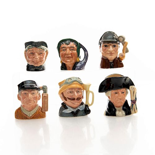 6 MINIATURE ROYAL DOULTON CHARACTER
