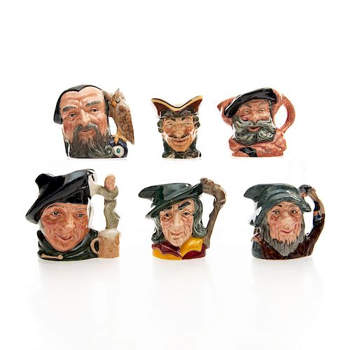 6 MINIATURE ROYAL DOULTON CHARACTER