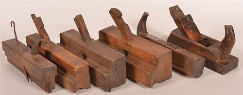 6 MISCELLANEOUS 19TH C. WOODEN