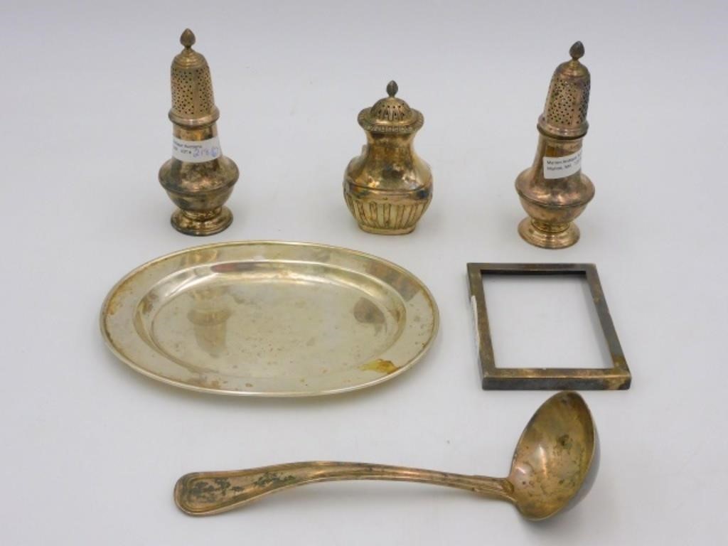 (6) MISCELLANEOUS STERLING SILVER