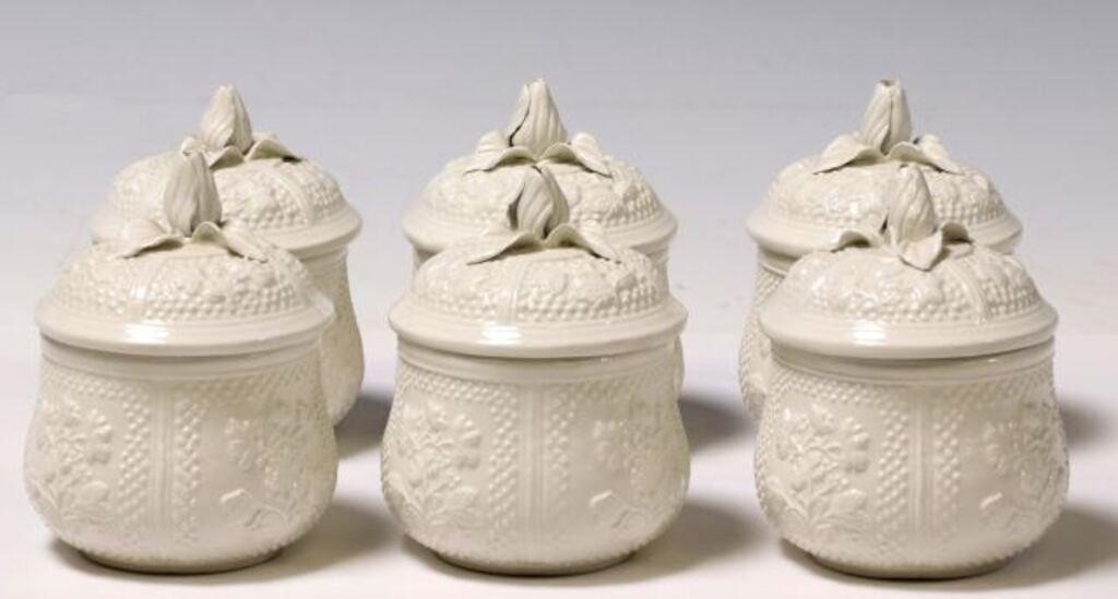 (6) MOTTAHEDEH 'MUSEE DE ARTS' POTS