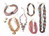 (6) Multi-strand necklaces and