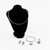 (6) NAVAJO JEWELRY INCL AMETHY