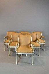 (6) Neo Classical Gilt Wood Op